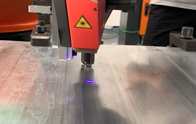 Friction Stir Laser Seam Tracking Welding Video
