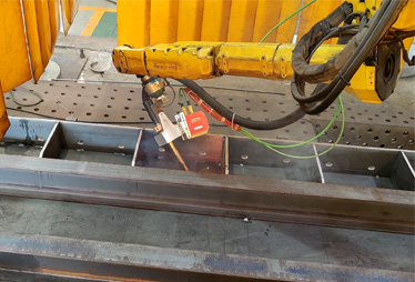 Seam Tracking System in Steel Structures Welding