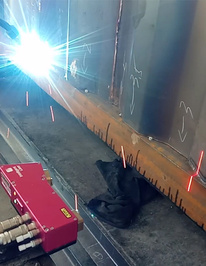 Seam Tracking System in Corrugated Plate Welding
